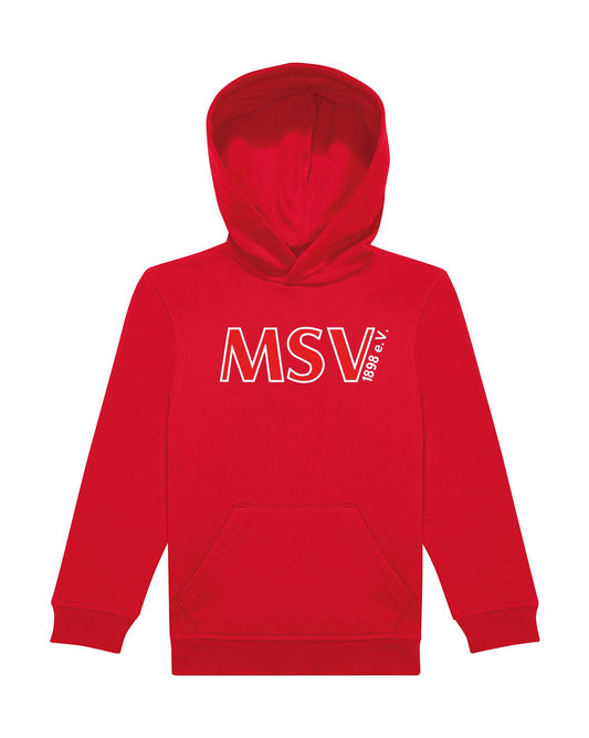 Hoodie MSV-Schrift gestickt